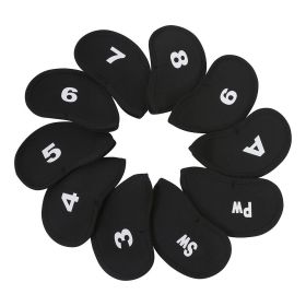 10pcs Golf Club Covers Protectors Headcovers Accessories For Prevent Scratches Or Damage