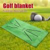 1pc Foldable Golf Hitting Mat; Swing Training Aid Portable Golf Practice Training Mat