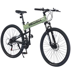 29" Folding Mountain Bike ,Suspension Fork,Aluminium Alloy Frame 21Speed Mountain Bike