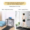 Under Desk Treadmill, 2 in 1 Walking Pad Treadmill for Home, Portable Treadmill with Width Belt, Walking Treadmill with 265LBS Capacity