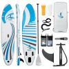 inflatable paddle board 11'  Sup including sup paddle, paddleboard backpack, pump, leash