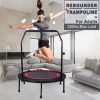 40 Inch Mini Exercise Trampoline for Adults or Kids Indoor Fitness Rebounder Trampoline with Safety Pad Max. Load 300LBS