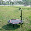 40 Inch Mini Exercise Trampoline for Adults or Kids Indoor Fitness Rebounder Trampoline with Safety Pad Max. Load 300LBS