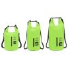 Dry Bag with Zipper Green 7.9 gal PVC