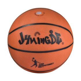 Glowing Basketball Outdoor Light Basketball Luminous Basketball Night Game Light Up Glow Basket Ball Gift Ideas For Teen Boys (Color: Number 7 basketball)