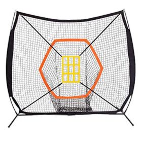 Practice Net Baseball Baseball Backstop Practice Net Hitting Net Perfect Hitting Net For Your Batting And Pitching Practices (Color: E)