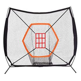 Practice Net Baseball Baseball Backstop Practice Net Hitting Net Perfect Hitting Net For Your Batting And Pitching Practices (Color: Q)