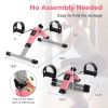 Under Desk Exercise Bike Pedal Exerciser with LCD Display for Legs and Arms Workout